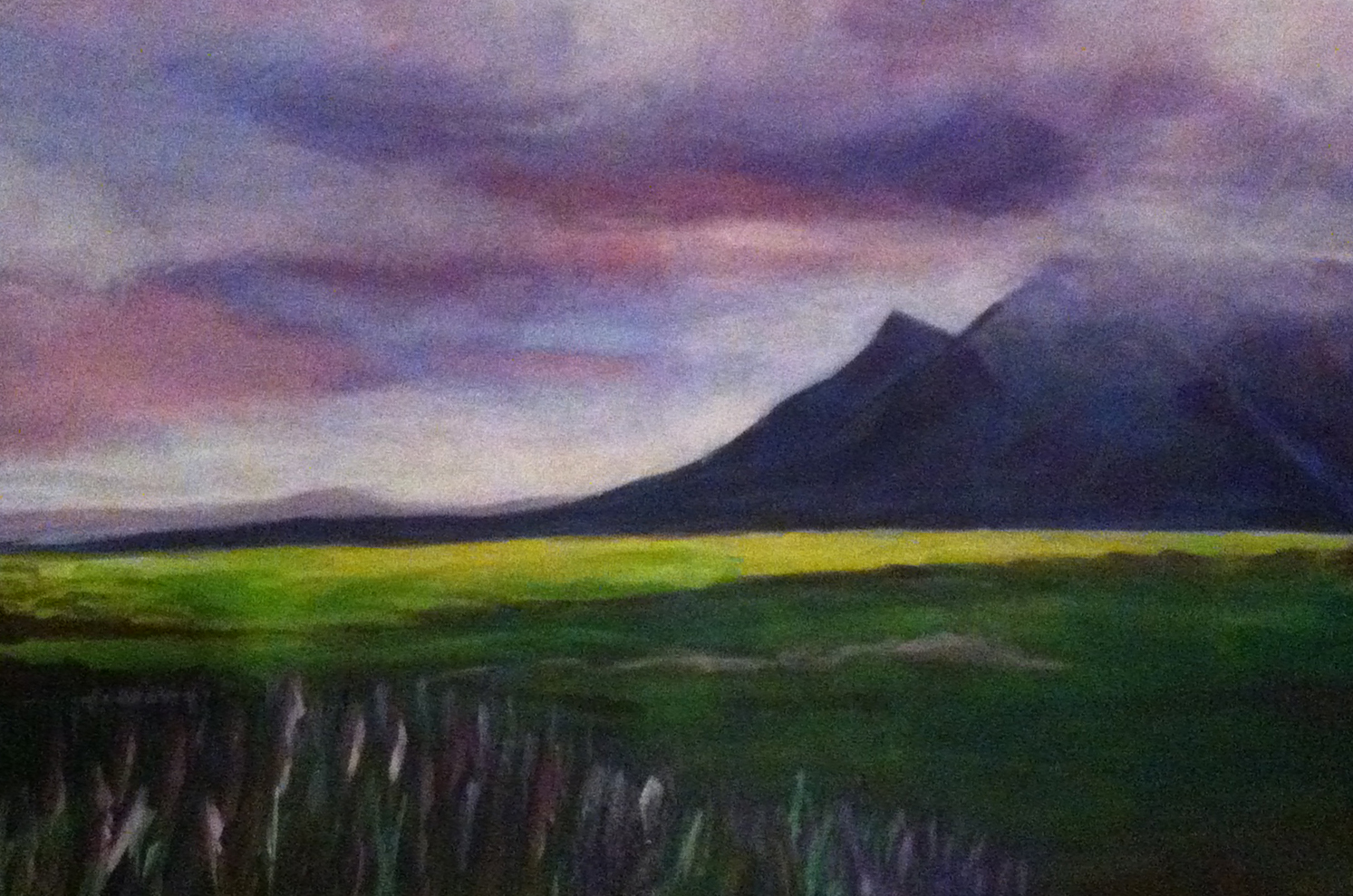 Painting by Nicholas Chong-Gonzalez