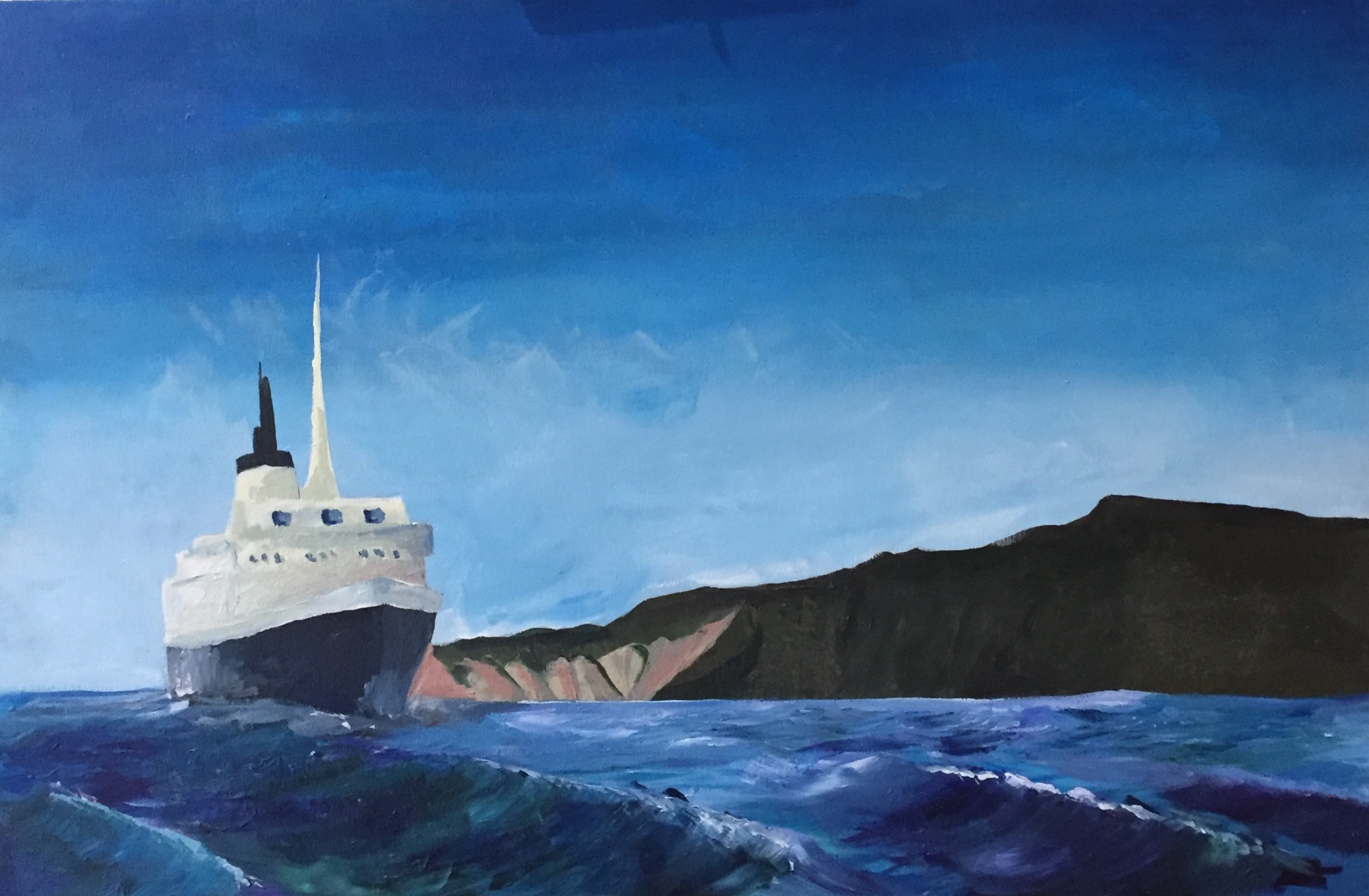 Painting by Nicholas Chong-Gonzalez
